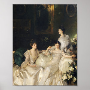 Die Wyndham-Schwestern Lady Elcho, Mrs. Adeane Poster