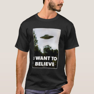 Die X-Files, die ich Gewollt habe, um Ufo Poster z T-Shirt