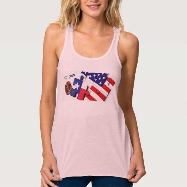 Die Xit-Coin-Frauen-Rosa Tank Top (Vorderseite)