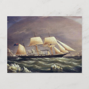 Die Yacht Fox 1900er Jahre Postkarte