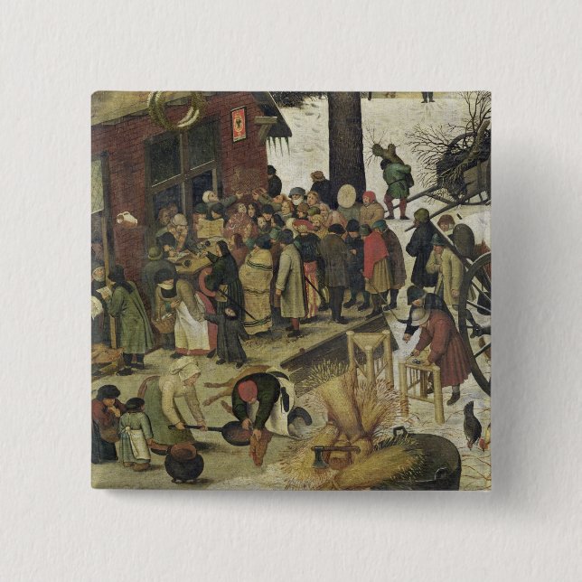 Die Zählung in Bethlehem 2 Button (Vorderseite)