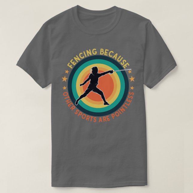 Die Zähmung, weil andere Sportarten sinnlos sind T-Shirt (Design vorne)
