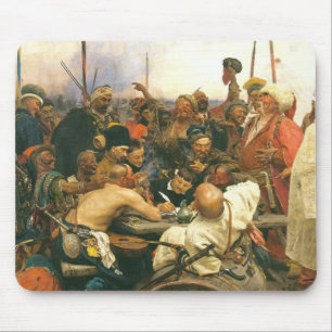 Die Zaporozhian Kosaken durch Ilya Yefimovich Mousepad