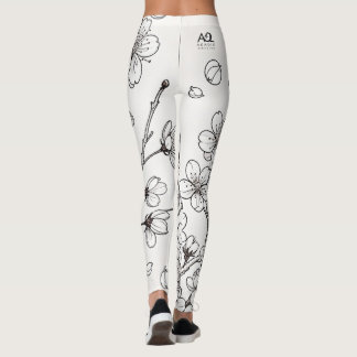 Die zarte Schönheit der Kirschblüten Leggings