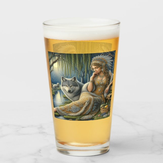 Die Zauberei Monlit im Mystischen Wald Glas (Vorne (Gefüllt))