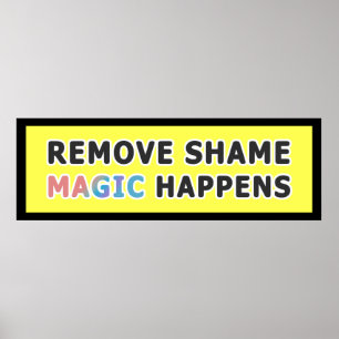 Die Zauberinspirierungsphrase einprägen Poster