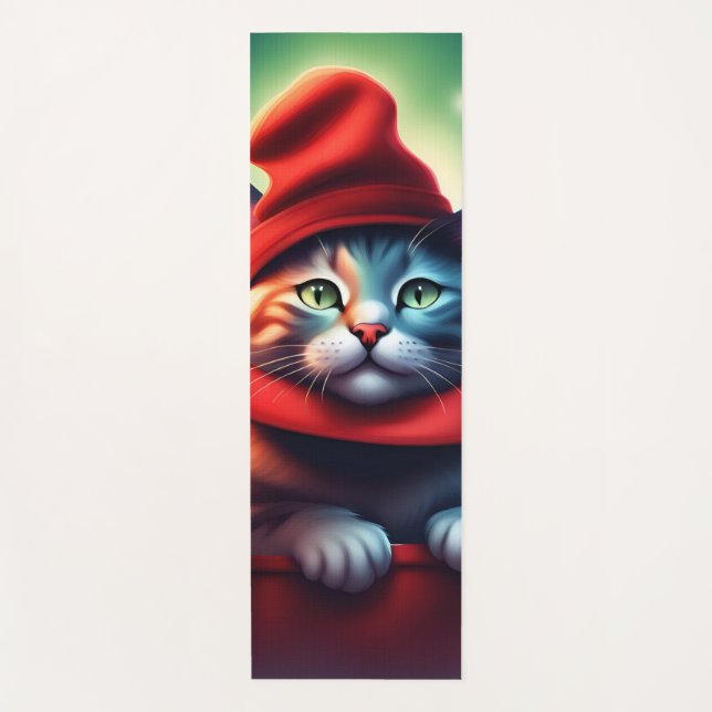 die Zauberkatze Yogamatte (Vorderseite)