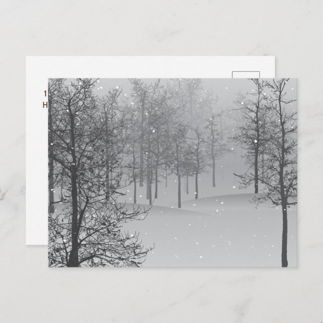 Die Zauberreise-Postkarte Feiertagspostkarte (Vorne/Hinten)