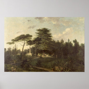 Die Zeder des Libanon im Jardin des Plantes Poster