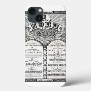 Die Zehn Gebote 1876 Vintage Poster Restauriert Case-Mate iPhone Hülle