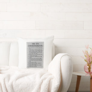 Die Zehn Gebote Bibel Kissen