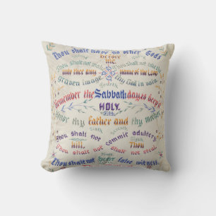 Die zehn Gebote Kissen