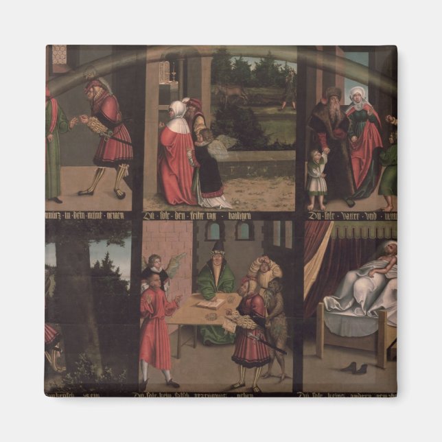 Die zehn Gebote Magnet (Vorne)