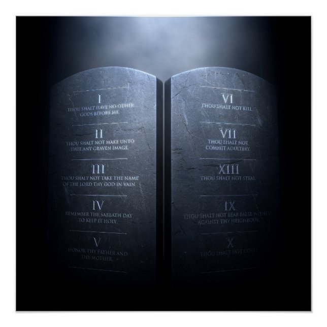 Die zehn Gebote Poster (Vorderseite)