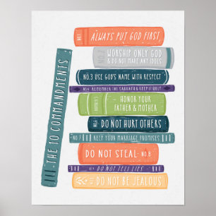 Die zehn Gebote Poster