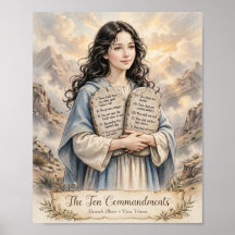 Die Zehn Gebote Poster - Weibliche Frau