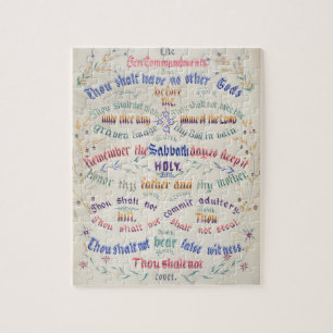 ''Die Zehn Gebote''-Puzzle Puzzle