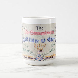Die zehn Gebote Tasse