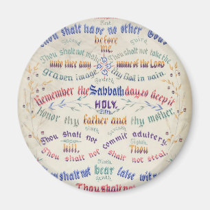 Die zehn Gebotsmagnete Magnet