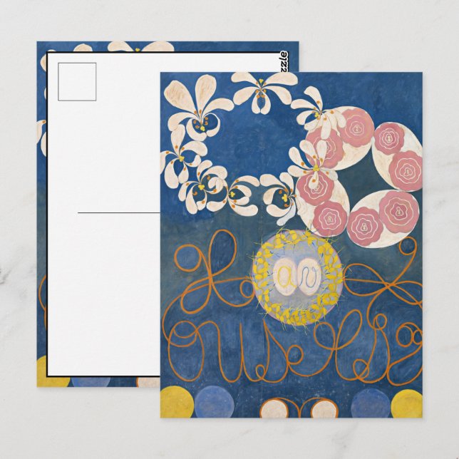 Die zehn größten, Gruppe IV, Nr. 1 von Hilma af Kl Postkarte (Vorne/Hinten)