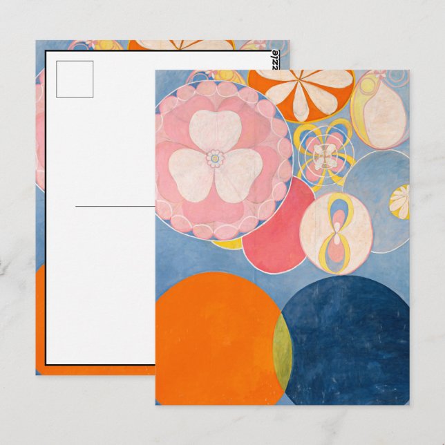 Die zehn größten, Gruppe IV, Nr. 2 von Hilma af Kl Postkarte (Vorne/Hinten)