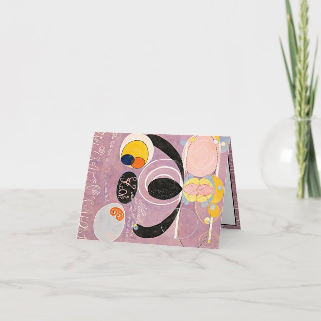 Die zehn größten, Gruppe IV, Nr. 6 von Hilma af Kl Karte (Vorderseite)