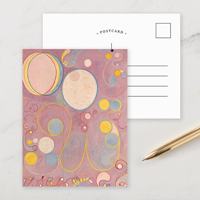 Die zehn größten Nr. 8 | Hilma af Klint Postkarte (Von Creator hochgeladen)