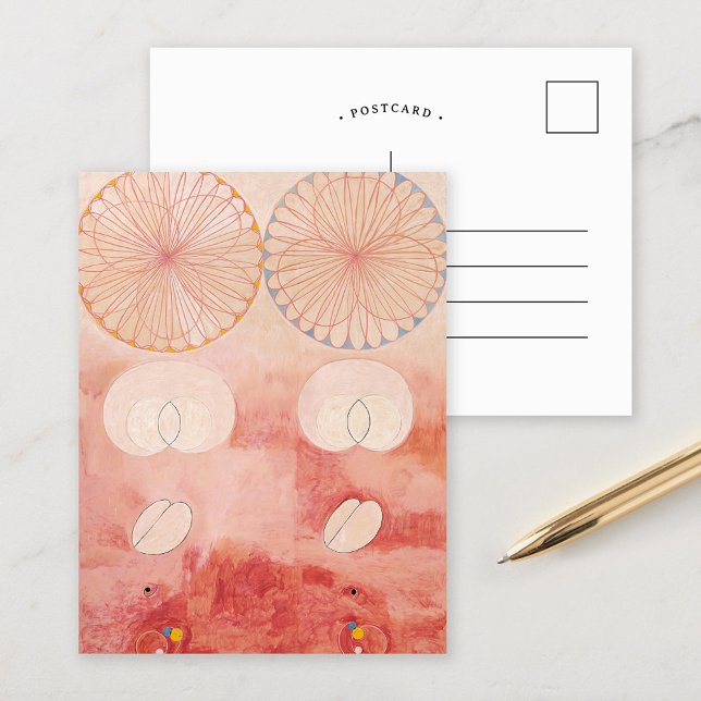 Die zehn größten Nr. 9 | Hilma af Klint Postkarte (Von Creator hochgeladen)