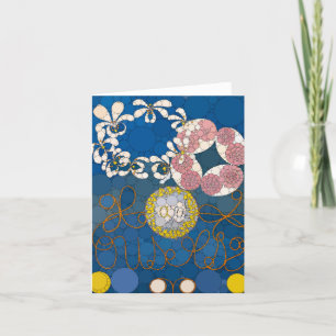 Die zehn größten Punkte, Nr.1, nach Hilma af Klint Dankeskarte