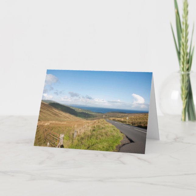 Die Zeichenfolge auf der Insel Arran Dankeskarte (Vorderseite)