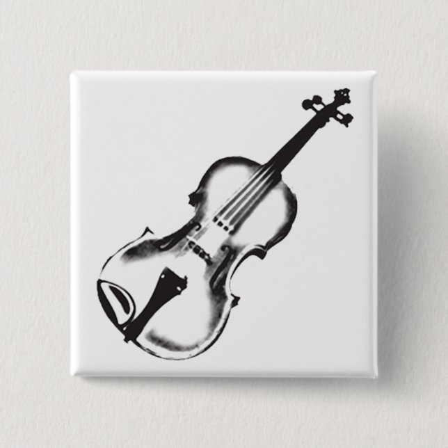 ", die zeichnen " Geige oder Violine Button (Vorderseite)
