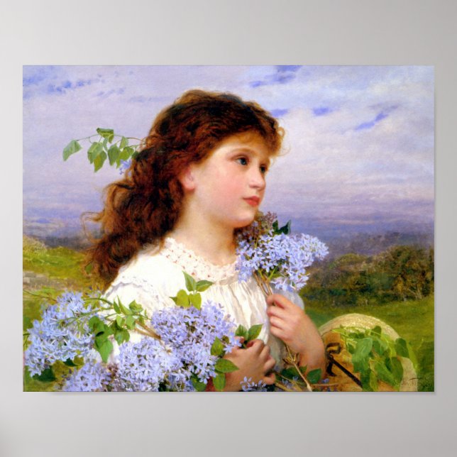 Die Zeit der Lilacs Fine Art Print Poster (Vorne)