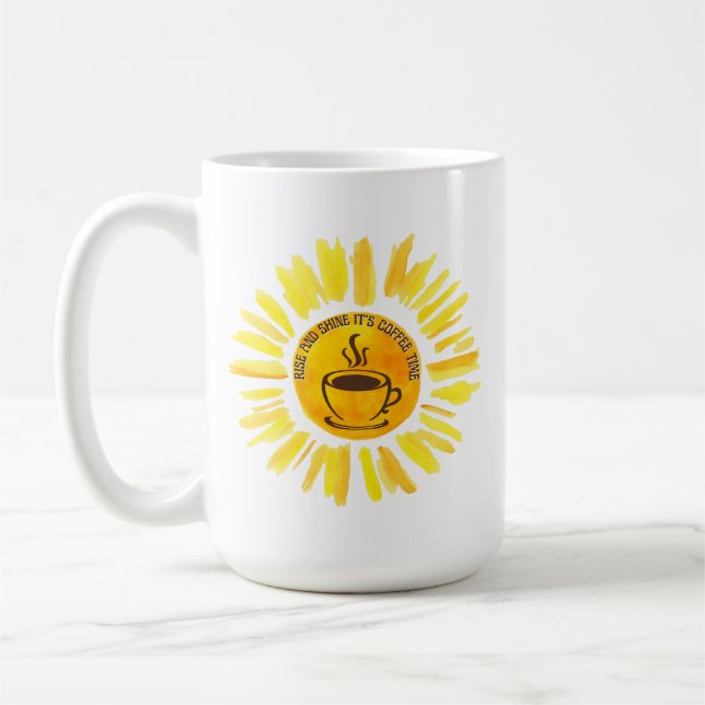 Die Zeit des Hochs und des Shine Kaffeetasse (Links)
