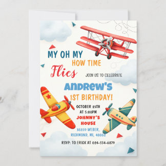 Die Zeit des persönlichen Flugzeug fliegt am 1. Ge Einladung