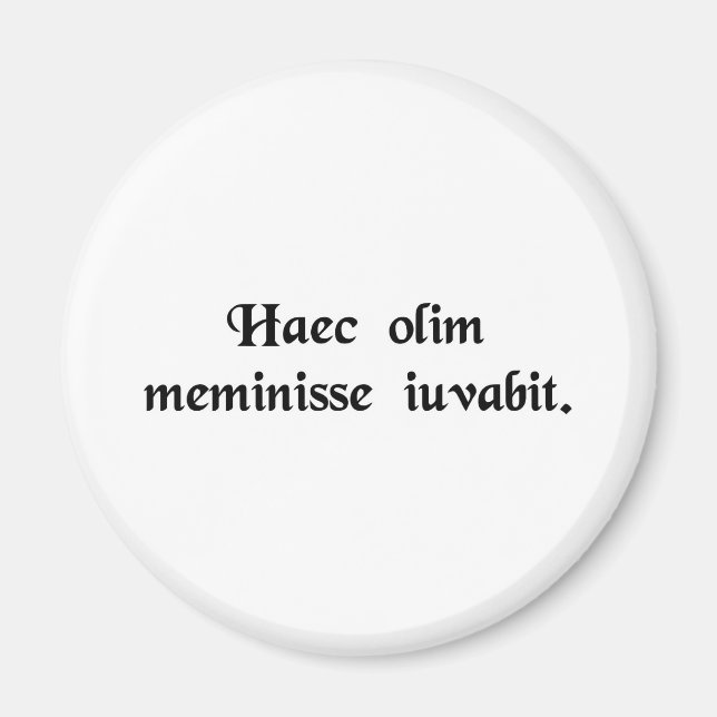 Die Zeit heilt alles. Magnet (Vorne)