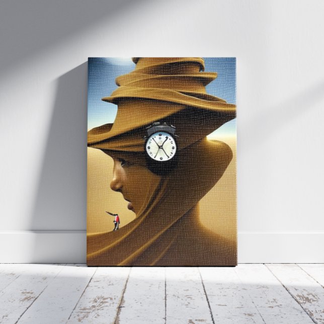 Die Zeit ist auf dem Canvas Print Leinwanddruck (Von Creator hochgeladen)
