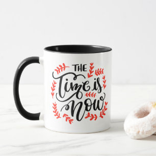 Die Zeit Ist Jetzt – Fette Retro-Tasse Tasse