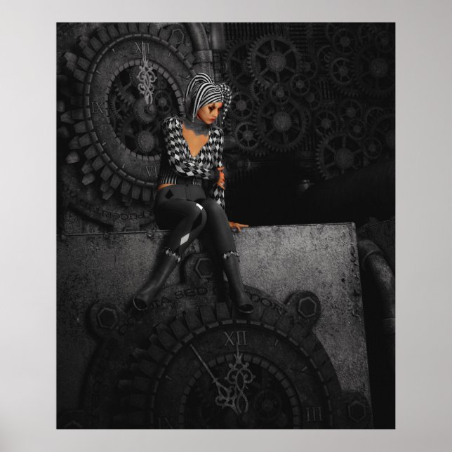 Die Zeit läuft ab. Poster (Vorne)