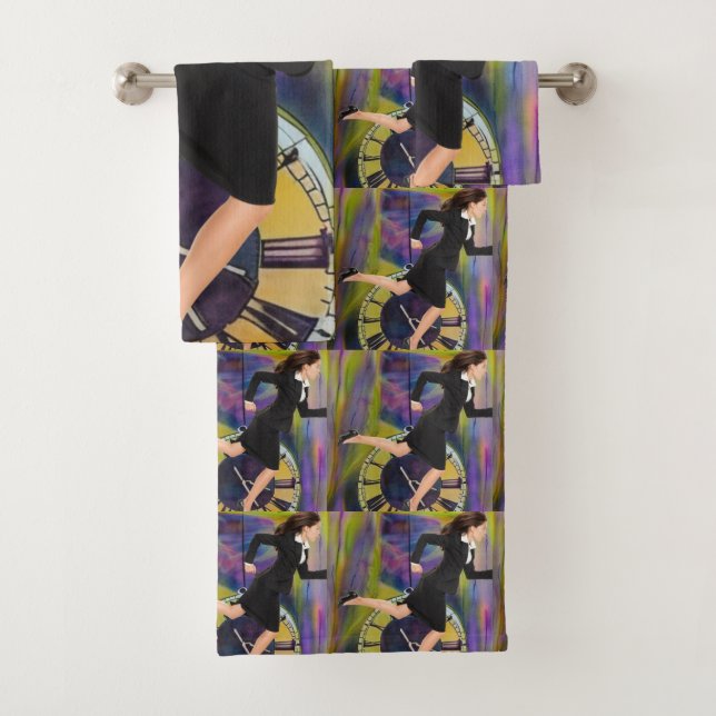 Die Zeit läuft aus Badhandtuch Set (Insitu)