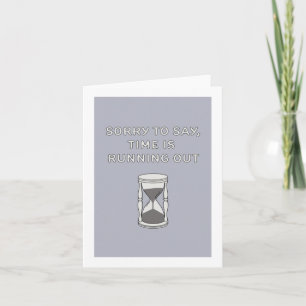 Die Zeit läuft aus Karte