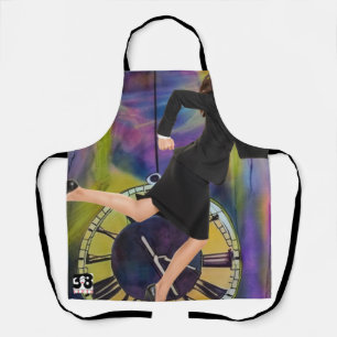 Die Zeit läuft aus Schürze