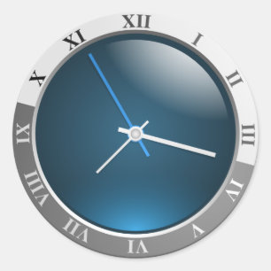 Die Zeit nähert sich - SRF Runder Aufkleber