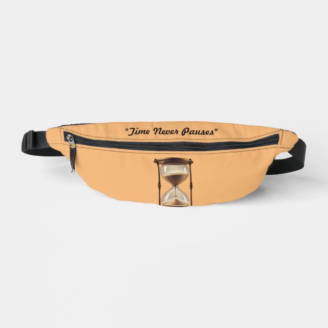 "Die Zeit spisper" Bauchtasche (Vorderseite)