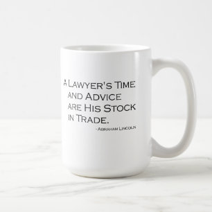 Die Zeit-und RateTasse eines Rechtsanwalts Tasse