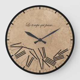 Die Zeit vergeht... Große Wanduhr