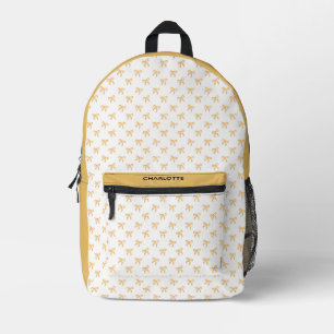 Die Zeit zum Glänzen ist Weihnachten Bogen Gold Bedruckter Rucksack