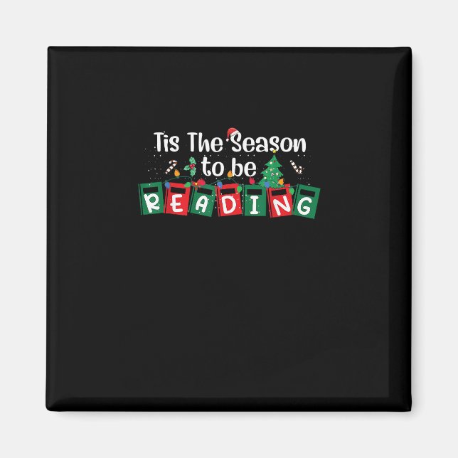 Die Zeit zum Lesen von Weihnachtsgeschichten für L Magnet (Vorne)