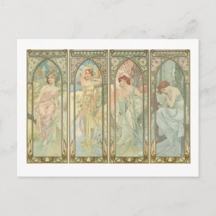 Die Zeiten des Tages Postkarte