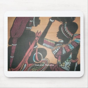 Die zeitlose Schönheit der Massai-Tradition Mousepad