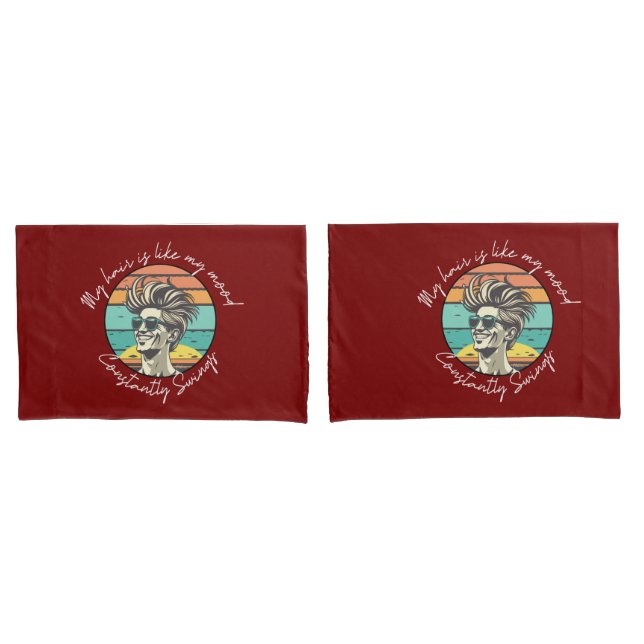 Die Zeitmaschine der Sängerin mit schwarzem Stil Kissenbezug (Vorderseite-Set)